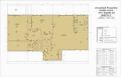 Floor Plan (453 Bayside Court; 1 Bedroom @ 890 S.F.) // Thumbnail